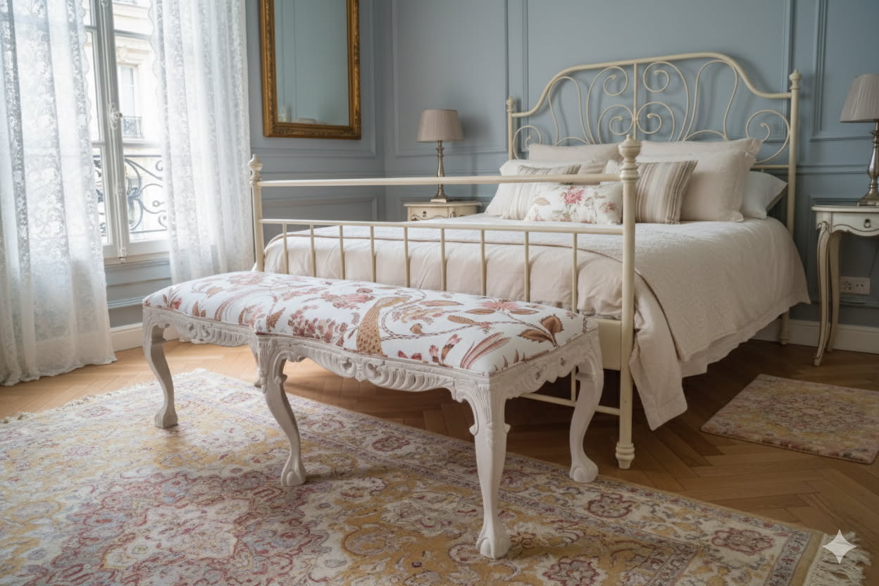 French End of Bed Seat