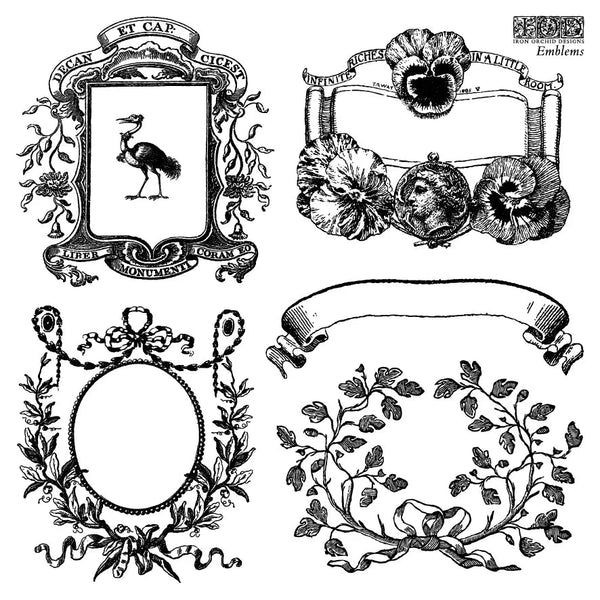 Iron Orchid Designs Stamp - Emblems