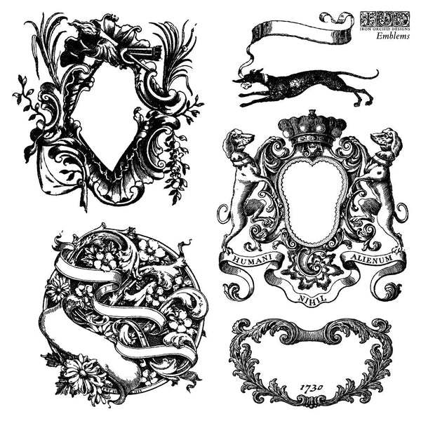 Iron Orchid Designs Stamp - Emblems
