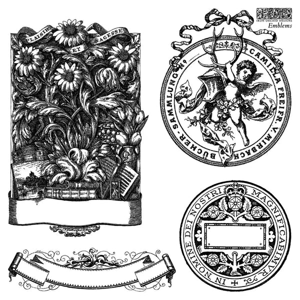 Iron Orchid Designs Stamp - Emblems