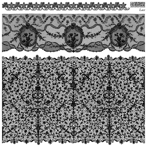 Iron Orchid Designs Stamp - Lace