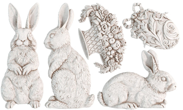 Iron Orchid Designs Mould - Les Lapins