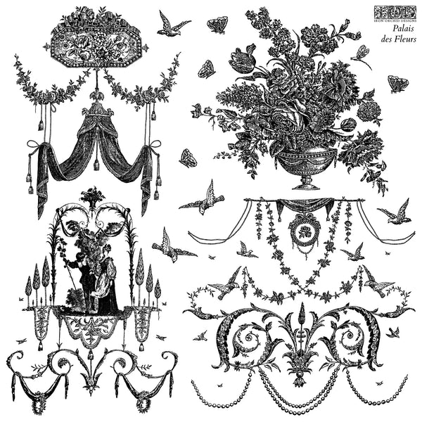 Iron Orchid Designs Stamp - Palais Des Flores