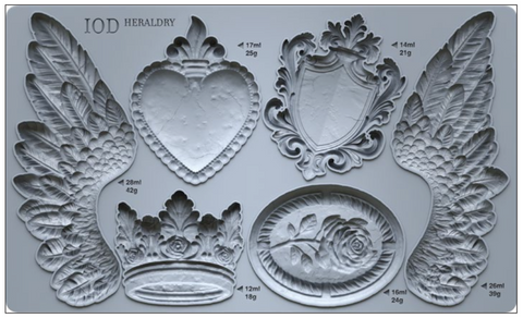 Iron Orchid Designs Mould - Heraldry