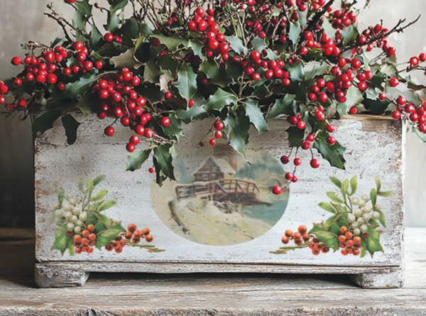 Iron Orchid Designs Transfer - Christmas Joy