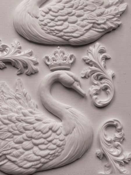 Iron Orchid Designs Mould - Q2 Release Swans