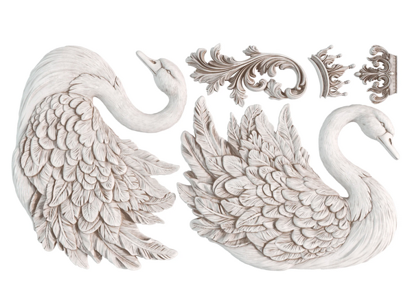 Iron Orchid Designs Mould - Q2 Release Swans