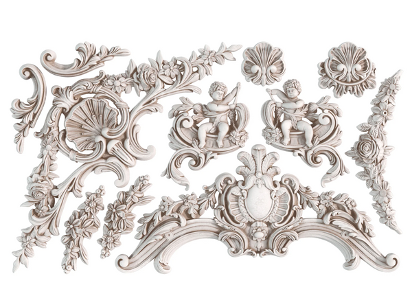 Iron Orchid Designs Mould - Q2 Release Cadre Decor Mould