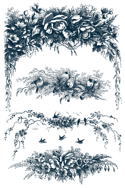 Iron Orchid Designs Paint Inlay -  Q2 release Little Lark.