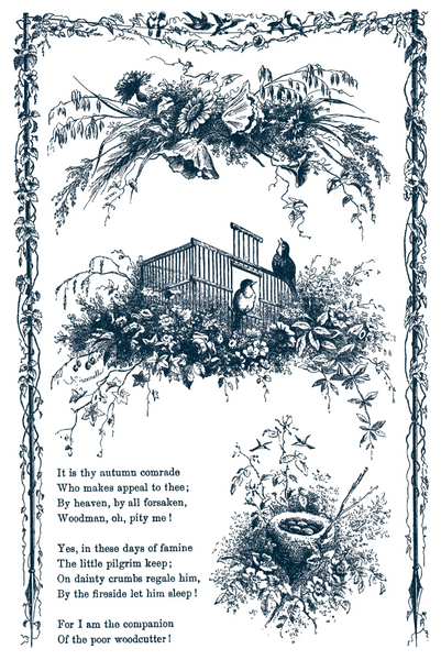 Iron Orchid Designs Paint Inlay -  Q2 release Little Lark.