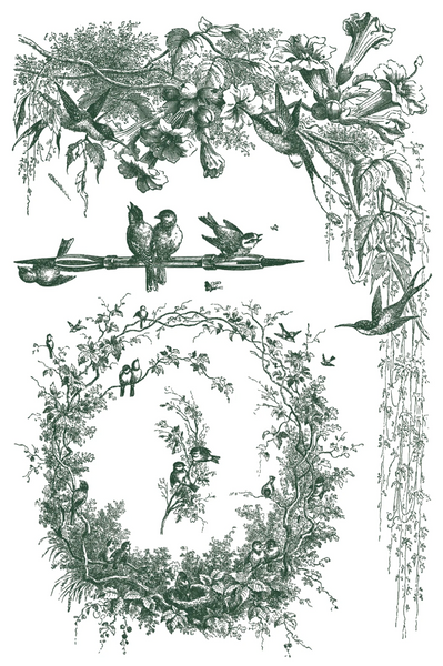 Iron Orchid Designs Paint Inlay -  Q2 release Little Lark.