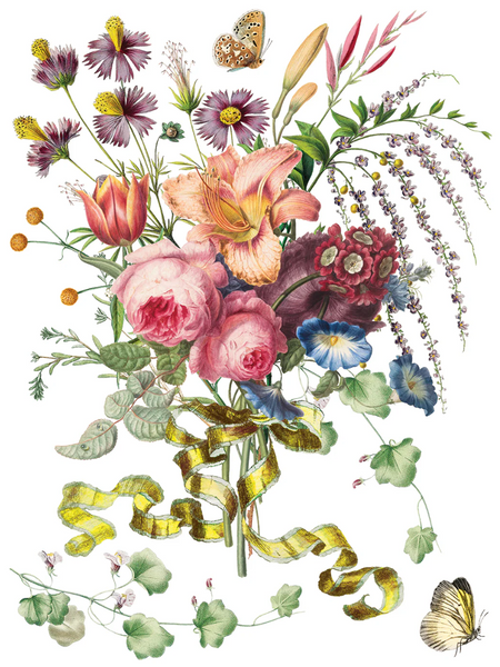 Iron Orchid Designs Transfer - Q2 Marche Des Fleurs