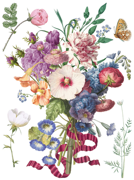 Iron Orchid Designs Transfer - Q2 Marche Des Fleurs