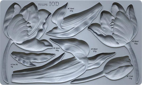 Iron Orchid Designs Mould - Tulips
