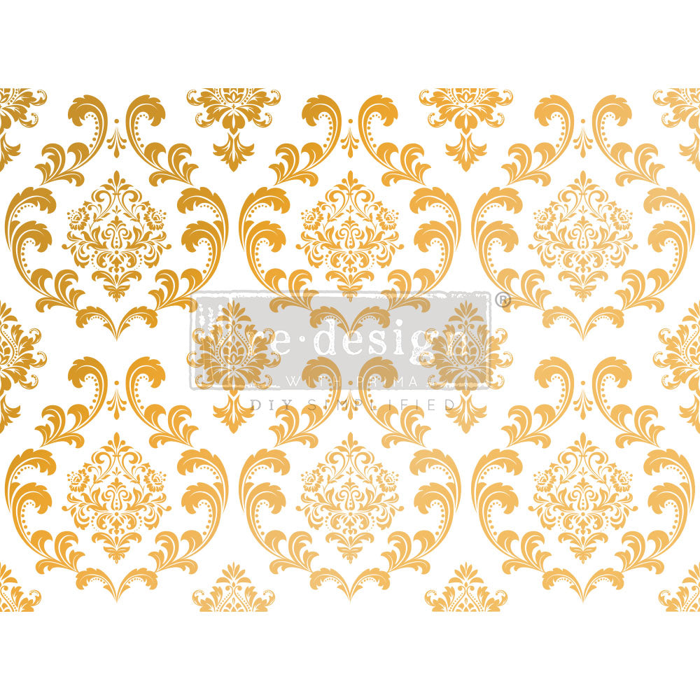 Re-Design with Prima - Kacha Gold Foil - House of Damask