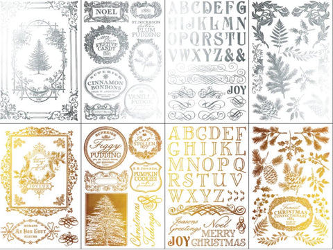 Iron Orchid Designs Transfer - Figgy and Flourish (Foil)
