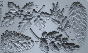 Iron Orchid Designs Mould - Winter Forage