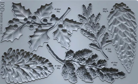 Iron Orchid Designs Mould - Winter Forage