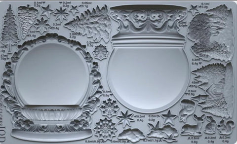 Iron Orchid Designs Mould - Snow Globes