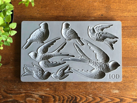 Iron Orchid Designs Mould - Birdsong