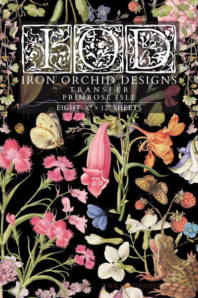 Iron Orchid Designs Transfer - Q2 Release Primrose Isle