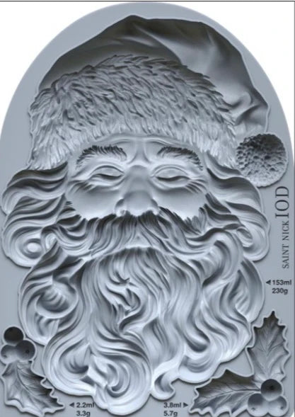 Iron Orchid Designs Mould - Saint Nick