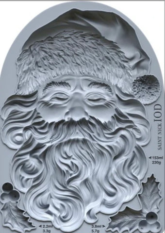 Iron Orchid Designs Mould - Saint Nick