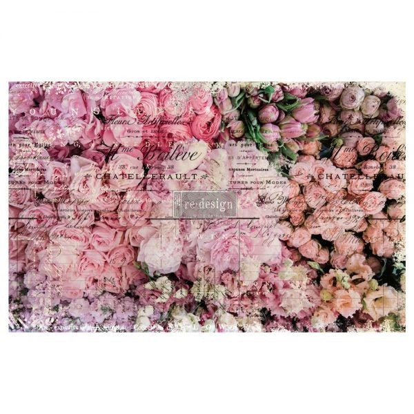 Re Design with Prima - Decoupage Tissue paper - Flower Market