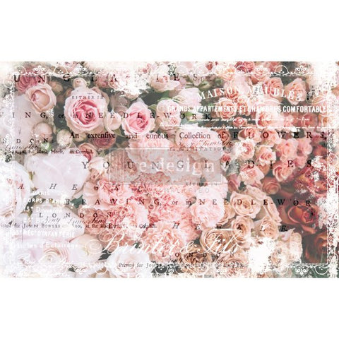 Re Design with Prima - Decoupage Tissue paper - Angelic Rose Garden